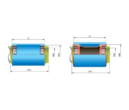 ΑΝΤΑΠΤΟΡΑΣ ΜΕΣΑΙΑΣ ΤΡΙΒΗΣ FSA ROAD BB386 PF30A/BB30A 73MM EL214 (CSG) 2