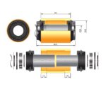 ΜΕΣΑΙΑ ΤΡΙΒΗ FSA ROAD MEGAEXO 24MM PF30-46 68MM CFM3-46 1