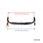 ΤΙΜΟΝΙ FSA ROAD ADVENTURE 31.8 COMPACT 440MM (125 DROP / 80 REACH / 12°) 1