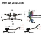ΤΙΜΟΝΙ VISION METRON TFA CARBON AEROBAR JS-BEND TT 90X400MM 3