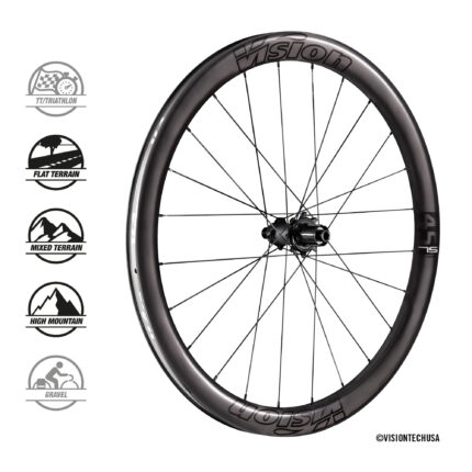 ΤΡΟΧΟΙ VISION METRON 45 SL DISC CENTERLOCK TLR SH11 ΖΕΥΓΟΣ 2